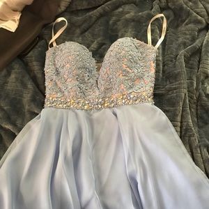 Periwinkle Formal knee length dress